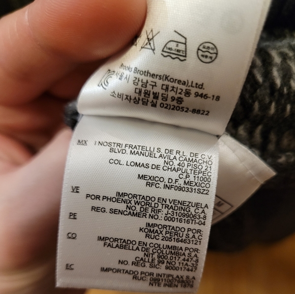 Brooks Brothers Argyle Saxxon Wool Sweater - Picture 9 of 10